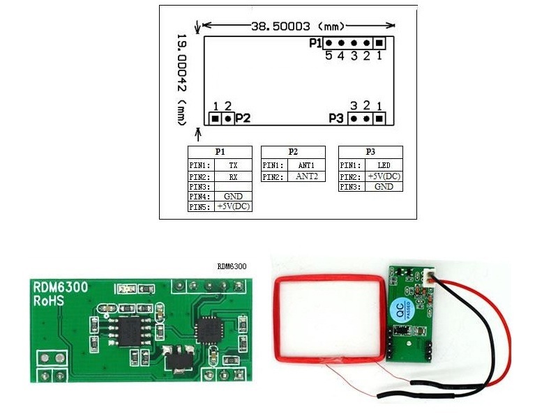 Module thu phát RFID RDM6300